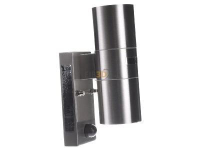 Ansicht links Konstsmide 7542-000 Halogen Wandleuchte grau/eds m.BWM GU10 