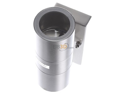 Ansicht oben vorne Konstsmide 7542-000 Halogen Wandleuchte grau/eds m.BWM GU10 