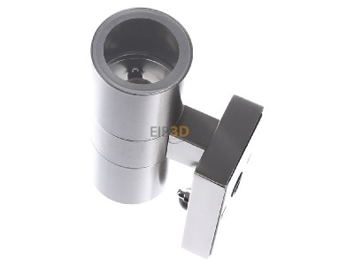 Ansicht oben rechts Konstsmide 7542-000 Halogen Wandleuchte grau/eds m.BWM GU10 