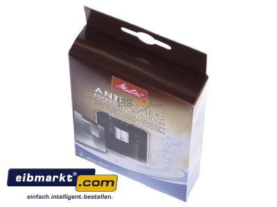 Ansicht oben vorne Melitta Haushaltsprod. AntiCalcEspressoMach Entkalker Pulver 2 Sachets 2x40g 