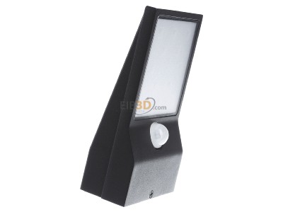 Ansicht links EVN WAS541502 Solar-LED-Wandleuchte 3000K anthr. BWM 