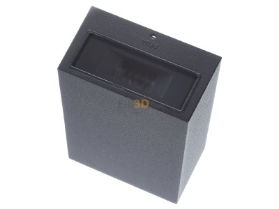 Ansicht oben vorne BEGA Gantenbrink 24087K3 LED-Wandleuchte Grafit, 3000K 
