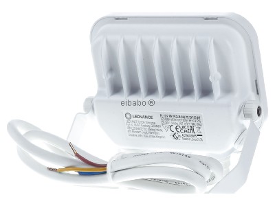 Back view Ledvance FL10P8W1K2LM840..WT LED floodlight 840, ws 
