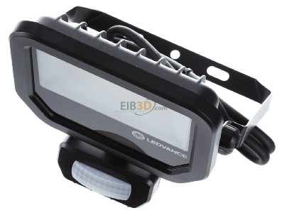 View up front Ledvance FL20SNP17W2K4LM840.B LED floodlight 840, sensor, black 
