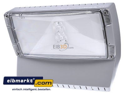 Frontansicht Ceag Notlichtsysteme OutdoorWall CGLine+H LED-Einzelbatterie-Leuchte m.autom. Funkt.test 