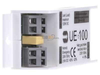 View on the left Fischer UE-L 220V/100W Emergency lighting power supply unit 
