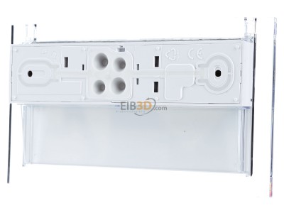 Ansicht hinten Ceag CrystalWay 19521 AT LED-Rettungszeichenleuchte RAL9003 IP42 20m 