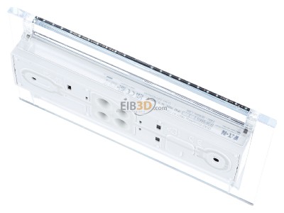 Ansicht oben hinten Ceag CrystalWay 19521 AT LED-Rettungszeichenleuchte RAL9003 IP42 20m 