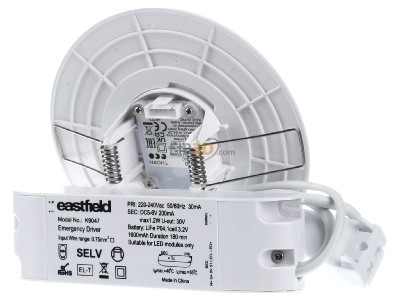 Ansicht hinten Zumtobel IRIS ANTIP #96635650 Notlicht-Downlight IRIS ANTIP 96635650