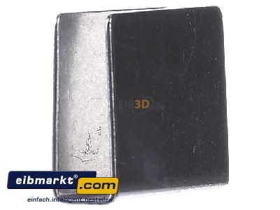 Ansicht links EOS Saunatechnik 94.4126 U-Haftblech f.Glast.8mm 19x25mm 