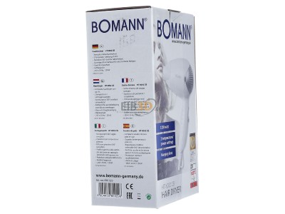 View on the left Bomann DA HT8002CB ws/sw Handheld hair dryer 1200W 
