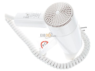 Top rear view Starmix HFT12 ws Handheld hair dryer 1200W 
