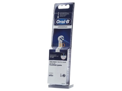 Frontansicht Procter&Gamble Braun Interspace 2er Oral-B Aufsteckbrste Mundpflege-Zubehr 