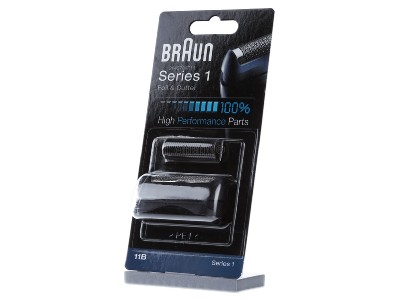 Frontansicht Procter&Gamble Braun Kombipack 11B sw Scherfolie u Klingenblock f.Series1 