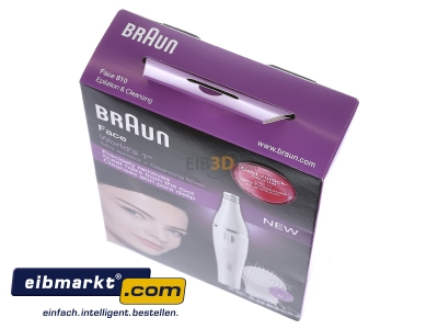 Ansicht oben vorne Procter&Gamble Braun 810 ws/si Epilierer/Peeling Face 