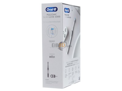 View on the right Procter&Gamble Braun PulsonicSlimLu4000 Toothbrush 
