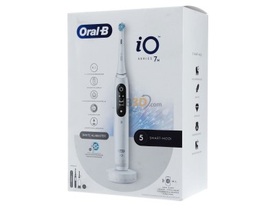 Front view Procter&Gamble Braun iO Series 7N Alabast Toothbrush -novelty
