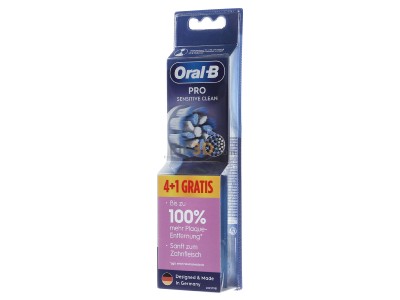 Frontansicht ORAL-B EB Pro Sens Cl 4+1 Aufsteckbrste Mundpflege-Zubehr 