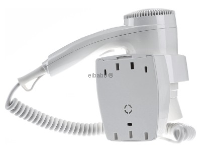 Back view Valera 554.01/038B Wall mounted hair dryer 1200W
