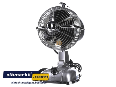 Front view EVT/CasaFan RetroJet SIL Tabletop fan 550m/h
