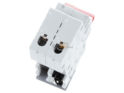 Top rear view ABB SHD202/50 Off switch for distributor 2 NO 0 NC 
