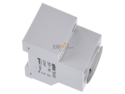 Ansicht oben links WAGO 709-581 Schaltschrank-Steckdose SCHUKO m.LED-Status 