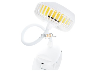 Ansicht oben hinten Unold 86680 Breezy Clip Tischventilator Breezy Clip 