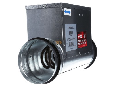 View on the left Helios EHR-R 1,2/125 Accessory for ventilator 
