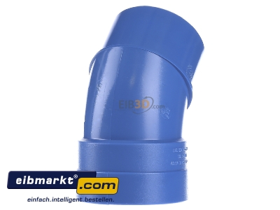 Ansicht hinten Herz CP-051 Bogen 45Grad i-a PVC 50mm 
