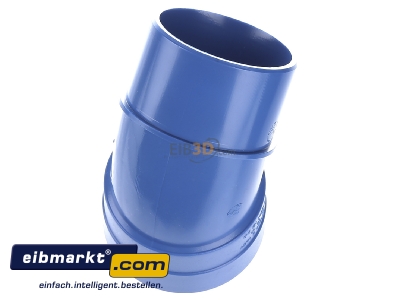 Ansicht oben hinten Herz CP-051 Bogen 45Grad i-a PVC 50mm 