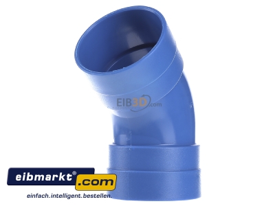 Frontansicht Herz CP-052 Bogen 45Grad i-i PVC 50mm 