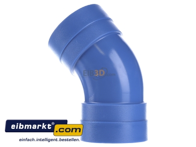 Ansicht rechts Herz CP-052 Bogen 45Grad i-i PVC 50mm 