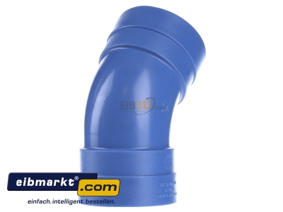 Ansicht hinten Herz CP-052 Bogen 45Grad i-i PVC 50mm 