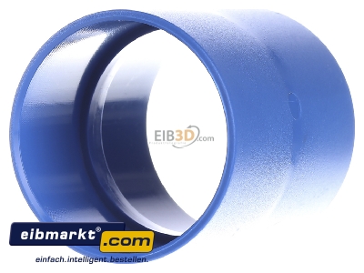 Ansicht hinten Herz CP-055 �berschiebemuffe PVC 50mm 