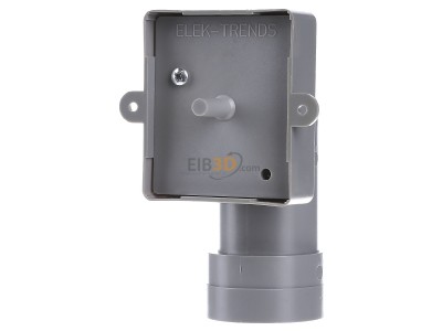 Front view Herz CP-791 Central vacuum outlet flush mounted 
