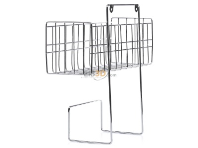 Ansicht rechts Herz CP-322 Zubeh�rkorb pulverbesch.wei� 