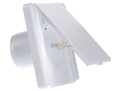 View on the left Herz CP-640 Hoover outlet surface mounted white 

