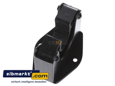 Ansicht oben rechts Herz CP-338 Wandhalter f. Teleskoprohr 