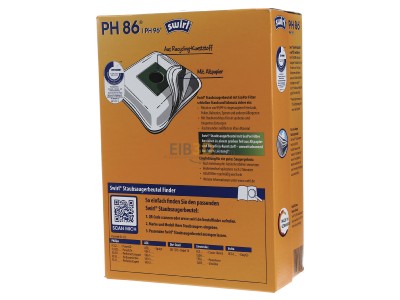 Ansicht hinten Melitta SDA PH86/PH96MicroPorPlu Staubbeutel fr Philips 