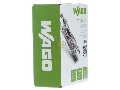 Ansicht links WAGO GmbH & Co. KG 2773-2401 Durchgangsverbinder zum Stecken 