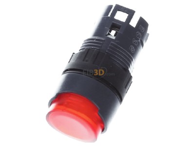 View up front Schneider Electric ZB6AE4 Push button actuator red IP65 
