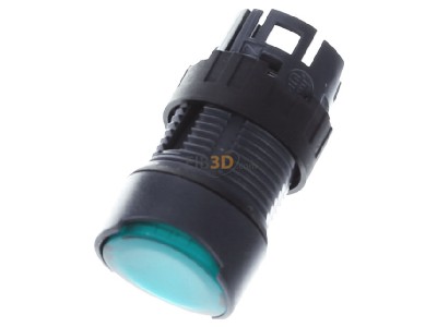 Ansicht oben vorne Schneider Electric ZB6AW3 Frontelement Drucktaster D 16mm, gr�n 
