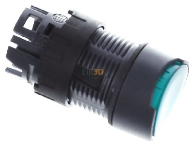 Ansicht oben links Schneider Electric ZB6AW3 Frontelement Drucktaster D 16mm, gr�n 
