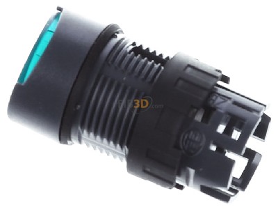 Ansicht oben rechts Schneider Electric ZB6AW3 Frontelement Drucktaster D 16mm, gr�n 
