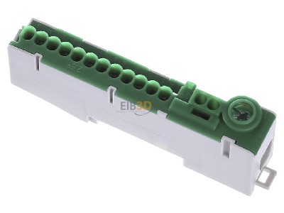 Ansicht oben hinten Phoenix PTU 16/14X2,5 GN Durchgangsklemme 1,5-25qmm, grn 