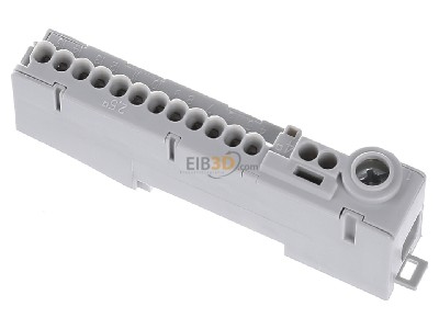 Ansicht oben hinten Phoenix PTU 16/14X2,5 GY Durchgangsklemme 1,5-25qmm, grau 