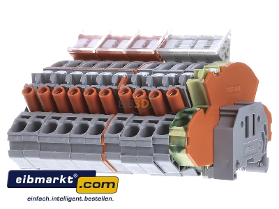 Frontansicht WAGO Kontakttechnik 2007-8873 Klemmenblock fr Stromwandler 