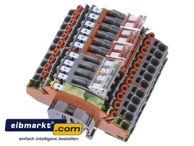 Ansicht oben rechts WAGO Kontakttechnik 2007-8873 Klemmenblock fr Stromwandler 