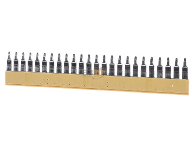 Front view Weidmller ZQV 6/24 GE Cross-connector for terminal block 24-p 
