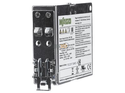 Back view WAGO 787-1702 DC-power supply 85...264V/22...26V 
